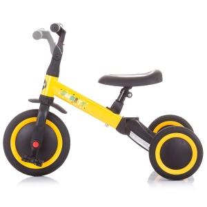 Tricicleta si bicicleta Chipolino Smarty 2 in 1 yellow - Img 6