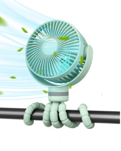 Ventilator portabil pentru carucior Momcozy Green