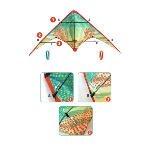 Zmeu acrobatic Puncte rosii, Djeco - Img 3