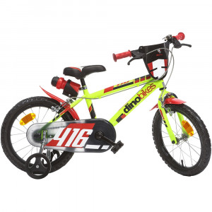 Bicicleta copii Dino Bikes 16' 416 galben - Img 1