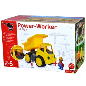 Camion basculant Big Power Worker cu figurina - Img 5