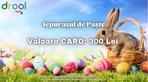 Card cadou "Iepurașul de Paște" Drool