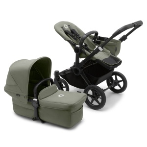 Carucior Bugaboo Donkey 5 Mono Black Forest Green - Img 3