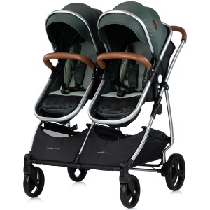 Carucior gemeni Chipolino Duo Smart 3 in 1 basil - Img 7