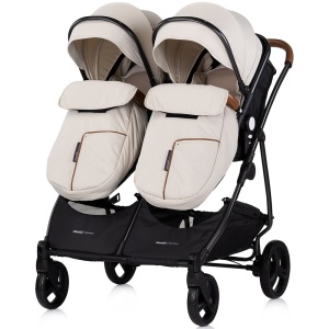 Carucior gemeni Chipolino Duo Smart 3 in 1 biscotta - Img 8