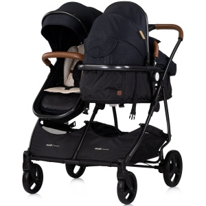 Carucior gemeni Chipolino Duo Smart 3 in 1 blackberry - Img 6