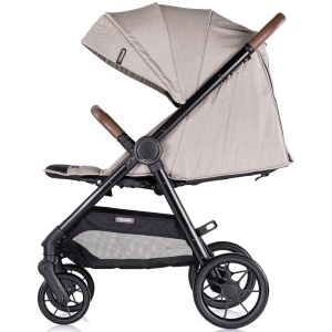 Carucior sport Chipolino Ultera cu husa picioare tiramisu - Img 4