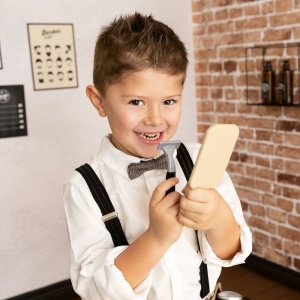 Centura frizer Smoby Barber and Cut negru cu accesorii - Img 13