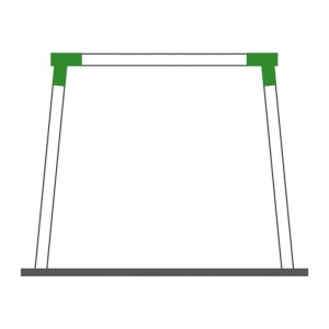 Coltar universal din otel pentru leagane KBT - Img 3