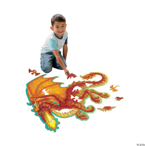 Dragon Floor Puzzle , puzzle de podea in forma de dragon