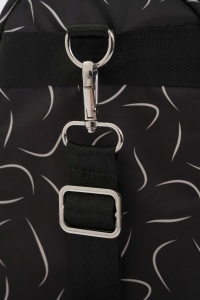Geantă pentru scutece și accesorii bebe, SnapPack, Carry Bliss, wave negru - Img 5