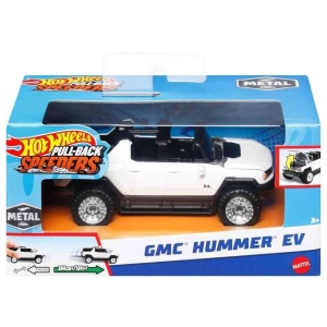 HOT WHEELS MASINUTA METALICA CU SISTEM PULL BACK GMC HUMMER EV SCARA 1:43