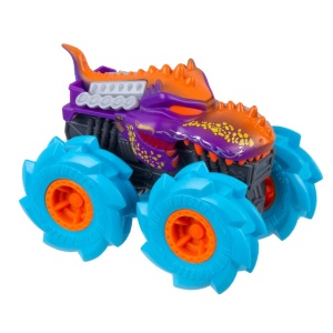 HOT WHEELS MONSTER TRUCK MASINUTA TWISTER TREDZ MEGA WREX ALBASTRU SCARA 1:43 - Img 2