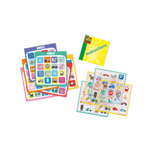 Joc bingo de copii cu stickere - set de calatorie - Img 2