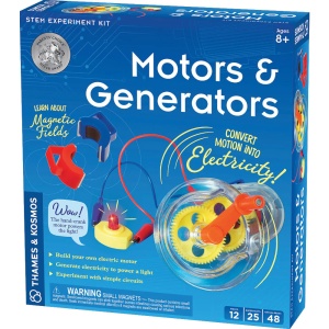 Kit STEM de construit motoare si generatoare, Thames & Kosmos - Img 1