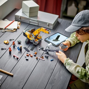 LEGO CITY EXCAVATOR GALBEN DE CONSTRUCTII 60420 - Img 3