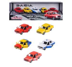 MAJORETTE DACIA 1300 SET 5 MASINUTE METALICE SCARA 1:64