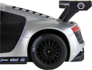 MASINA CU TELECOMANDA AUDI R8 ARGINTIU CU SCARA 1 LA 24 - Img 4