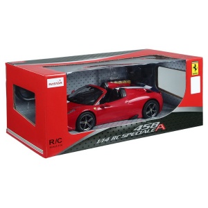 MASINA CU TELECOMANDA FERRARI 458 ROSIE SCARA 1 LA 14 - Img 2