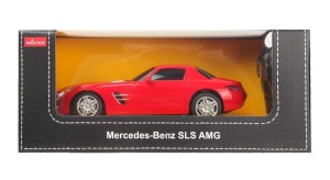 MASINA CU TELECOMANDA MERCEDES-BENZ SLS AMG ROSU SCARA 1 LA 24