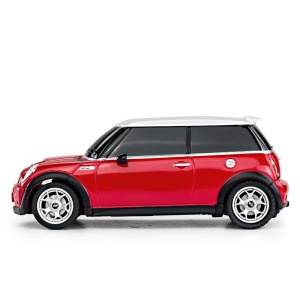 MASINA CU TELECOMANDA MINI COOPER ROSIE CU SCARA 1 LA 24 - Img 3