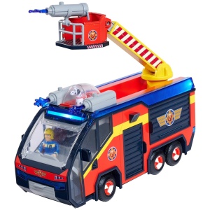 Masina de pompieri Simba Fireman Sam Jupiter cu lumini, sunete si figurine - Img 1