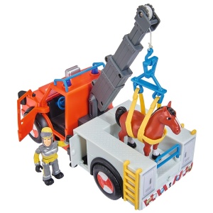 Masina de pompieri Simba Fireman Sam Phoenix cu figurina si cal - Img 3