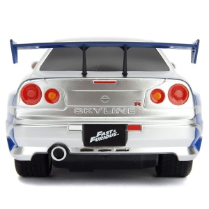 Masina Jada Toys Fast and Furious Nissan Skyline GTR 1:24 cu telecomanda - Img 5
