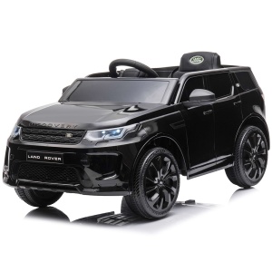 Masinuta electrica Chipolino SUV Land Rover Discovery cu scaun din piele si roti EVA black - Img 3