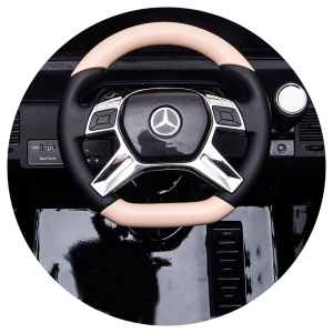 Masinuta electrica Chipolino SUV Mercedes Maybach G650 black cu scaun din piele si roti EVA - Img 9