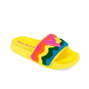Papuci amarillo multicolori pentru copii, Agatha Ruiz de la Prada - Img 4