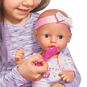 Papusa Simba New Born Baby, Baby Doll 43 cm cu accesorii - Img 6
