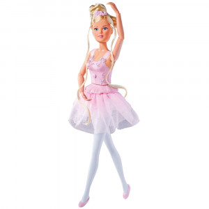 Papusa Simba Steffi Love Dancing Ballerinas 29 cm cu figurina - Img 3