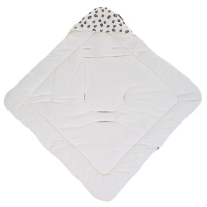 Paturica de infasat Childhome Jerse 75x75 cm, Leopard - Img 2