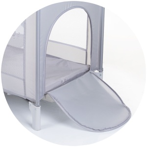 Patut pliabil Chipolino Capri Koala grey - Img 3