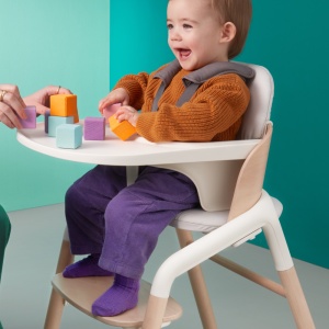 Perne pentru set bebelusi scaun Bugaboo Giraffe Stormy Grey - Img 3