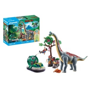 Playmobil - Brachiosaurus si hovercraft Playmobil