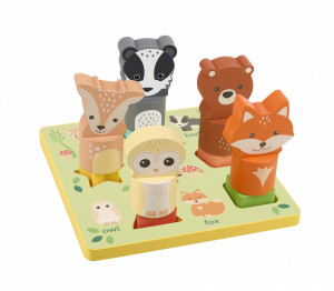 Puzzle 3D cu animale, Orange Tree Toys - Img 1