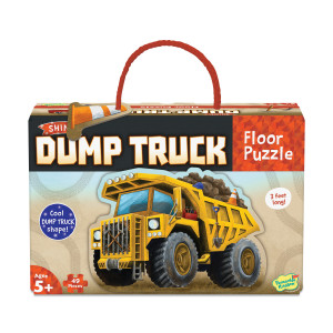 Puzzle de podea in forma de basculanta, Dump Truck Floor Puzzle - Img 1