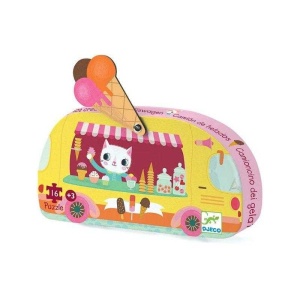 Puzzle Masina de inghetata, Djeco