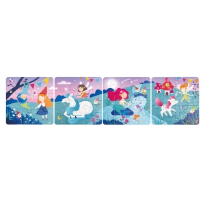 Puzzle pentru copii Zane (4 in 1) si joc storytelling - Img 1