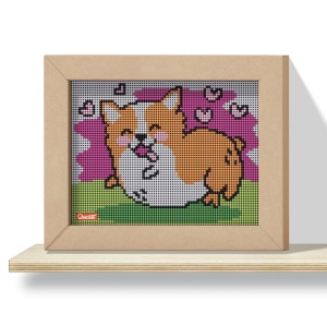 Quercetti Pixel Art Kawaii 4 planse Design Corgi - Img 2