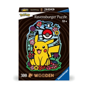 Ravensburger - Puzzle lemn Pikachu 300 piese - Img 2