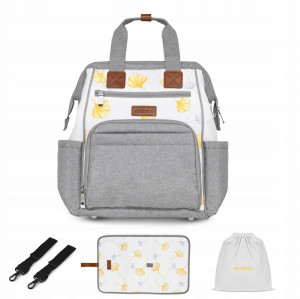 Rucsac multifunctional mamici Astrid, Skiddou, Vanilla delight, Galben