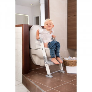 Scara cu reductor WC si olita White silver grey Kidskit rotho-babydesign - Img 7