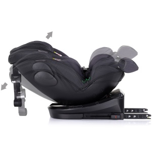 Scaun auto Chipolino Hypnotic I-Size 40-150 cm cu sistem Isofix si sezut rotativ anthracite - Img 9