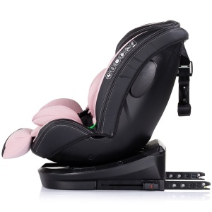 Scaun auto Chipolino Hypnotic I-Size 40-150 cm cu sistem Isofix si sezut rotativ pink marshmallow - Img 4