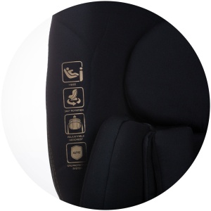 Scaun auto Chipolino Next Gen I-Size 40-150 cm ebony cu sistem Isofix - Img 11