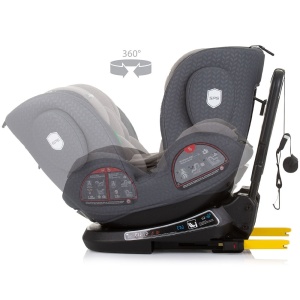Scaun auto Chipolino Peak I-Size 40-150 cm granite cu sistem Isofix - Img 6
