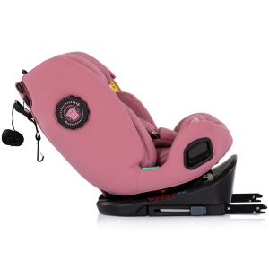 Scaun auto Chipolino Techno iGrow I-Size 40-150 cm cu sistem Isofix si sezut rotativ powder pink - Img 9